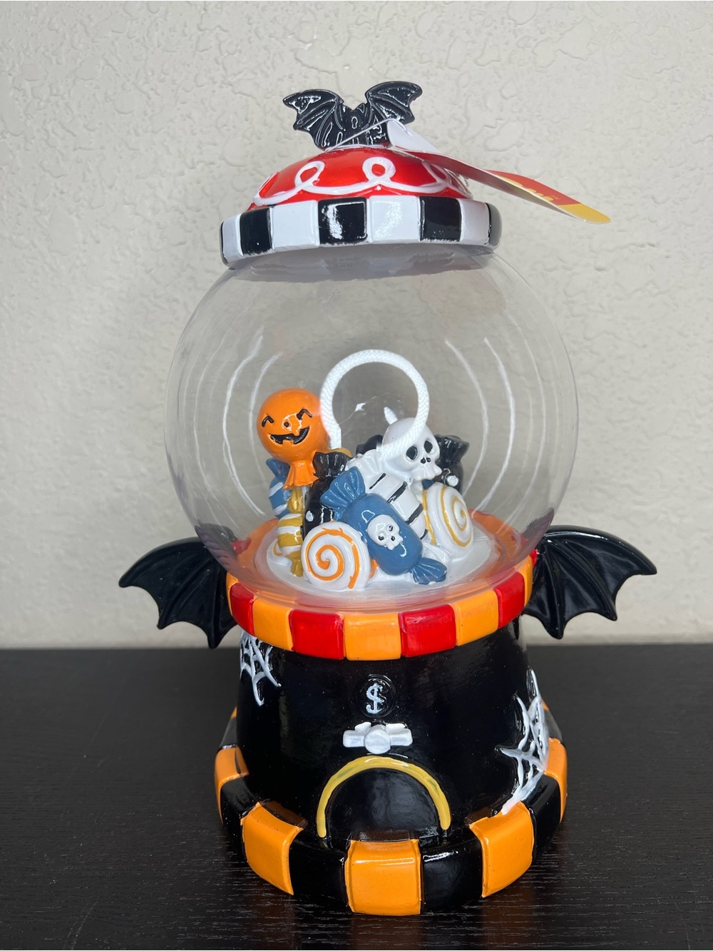 NEW Candy Corn Lane Halloween Candy Dispenser Decor